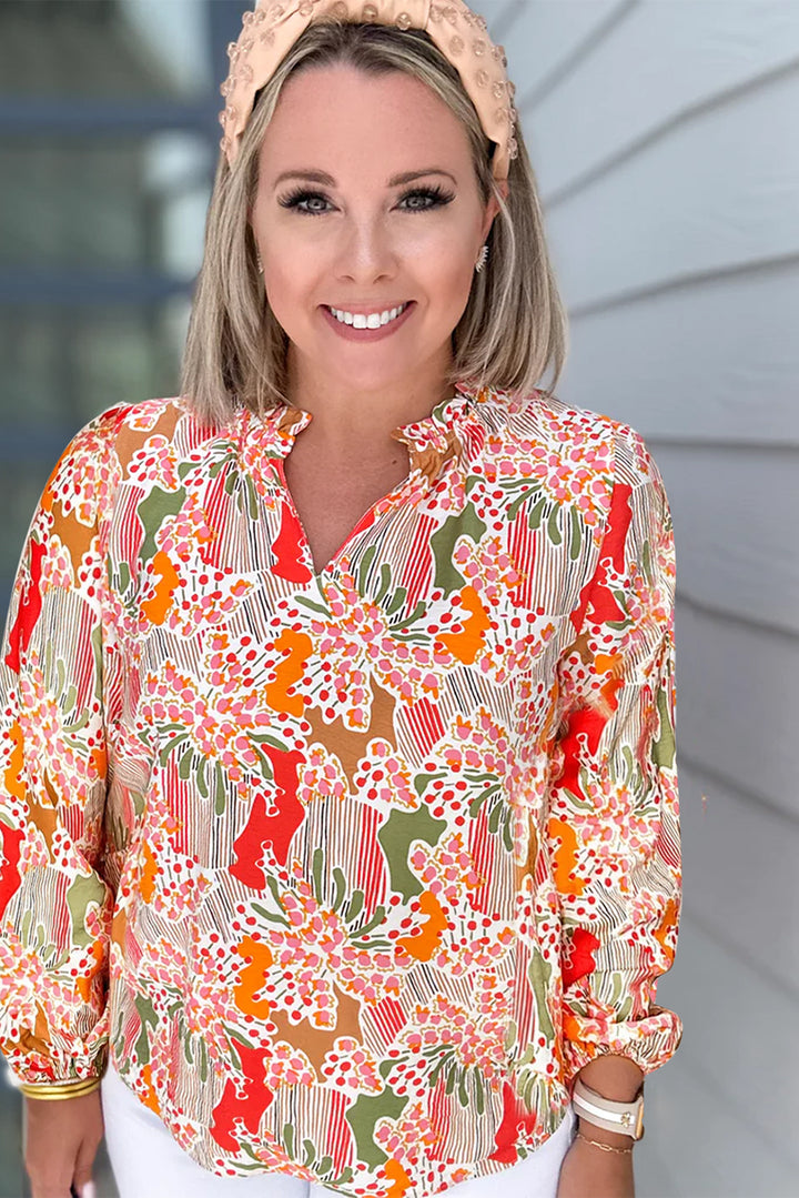 Orange Printed
