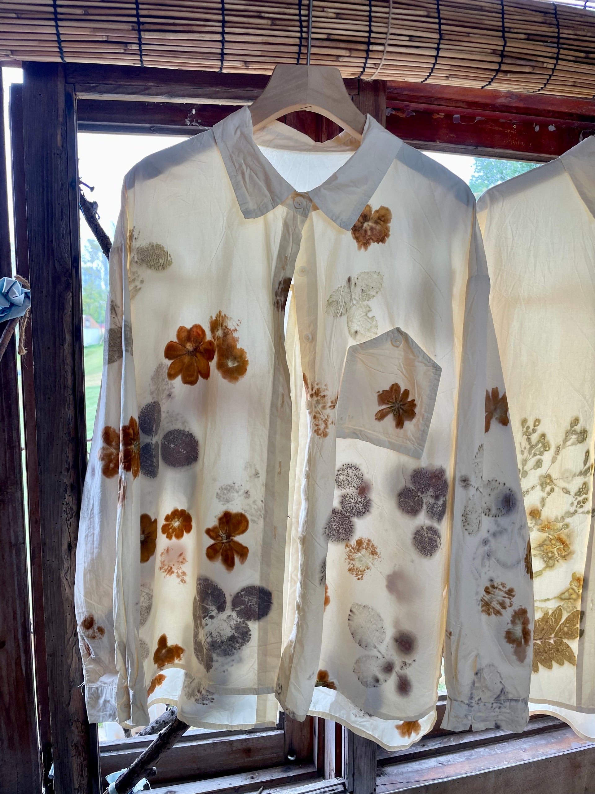 Botanical Printed Long Sleeve Shirts