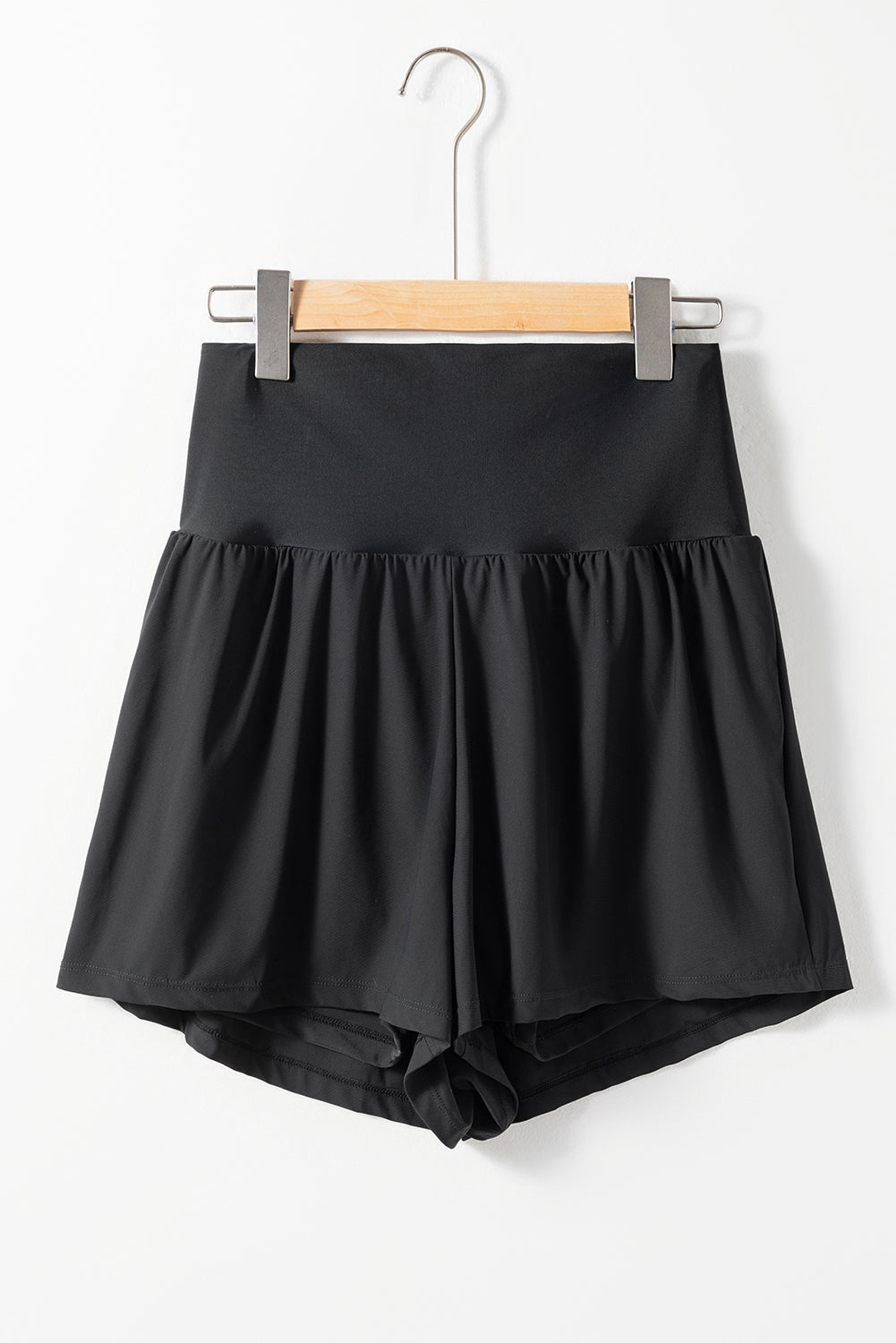 Pocketed Wide Waistband Swim Shorts